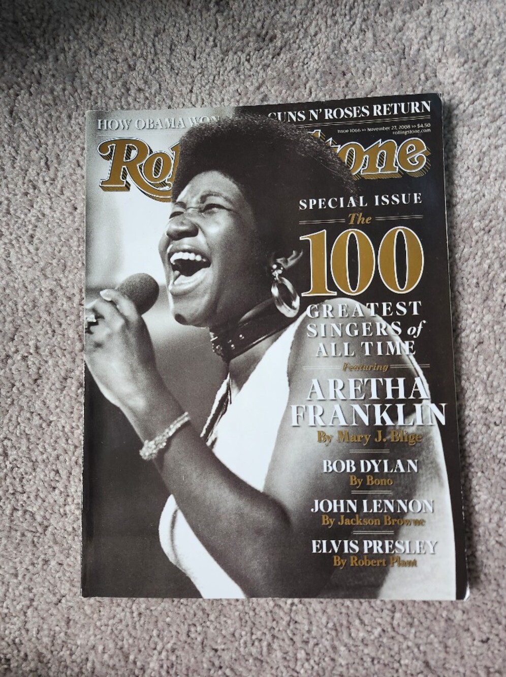 Rolling Stone 100 Greatest Singers | Special Issue Aretha Franklin John Lennon